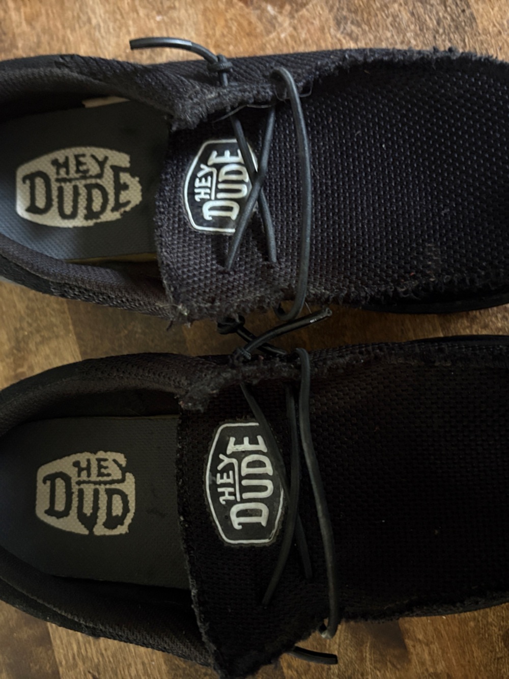 Hey Dude Black kids size 2 Casual Wally Slip-Ons
